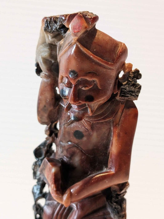 Southeast Asian Stone Carving of Guardian Spirit