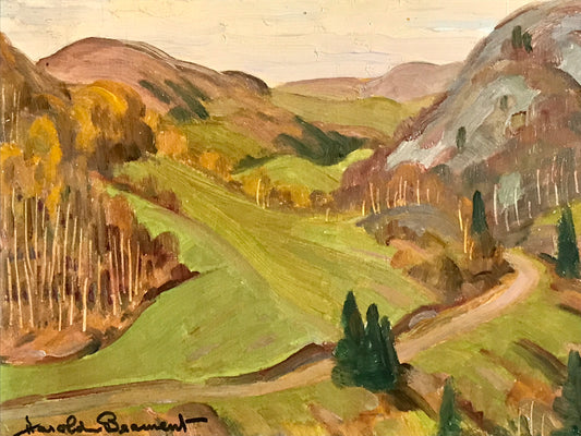 Harold Beament, RCA Oil Painting "Road to Otter Lake"