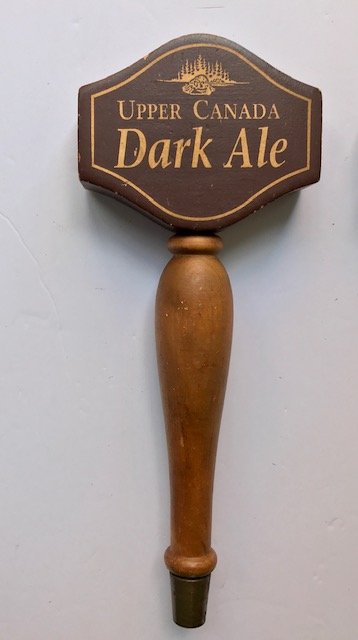 Upper Canada Brewing Co. Dark Ale Beer Tap Handle