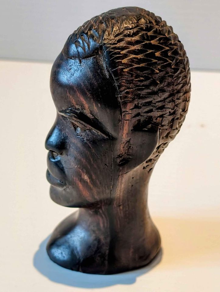 Wood Carving of Tribal Face/Bust 5.5"