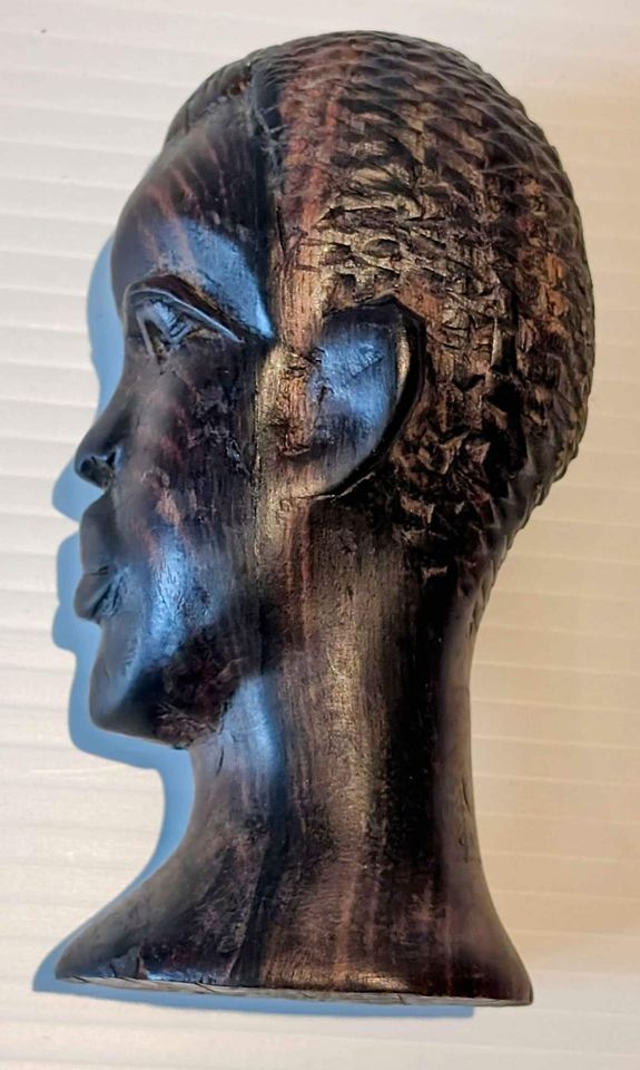 Wood Carving of Tribal Face/Bust 5.5"