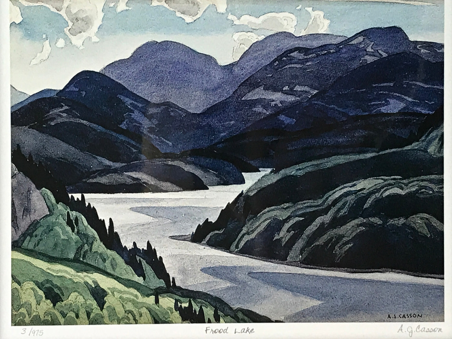 A.J. Casson - Frood Lake print