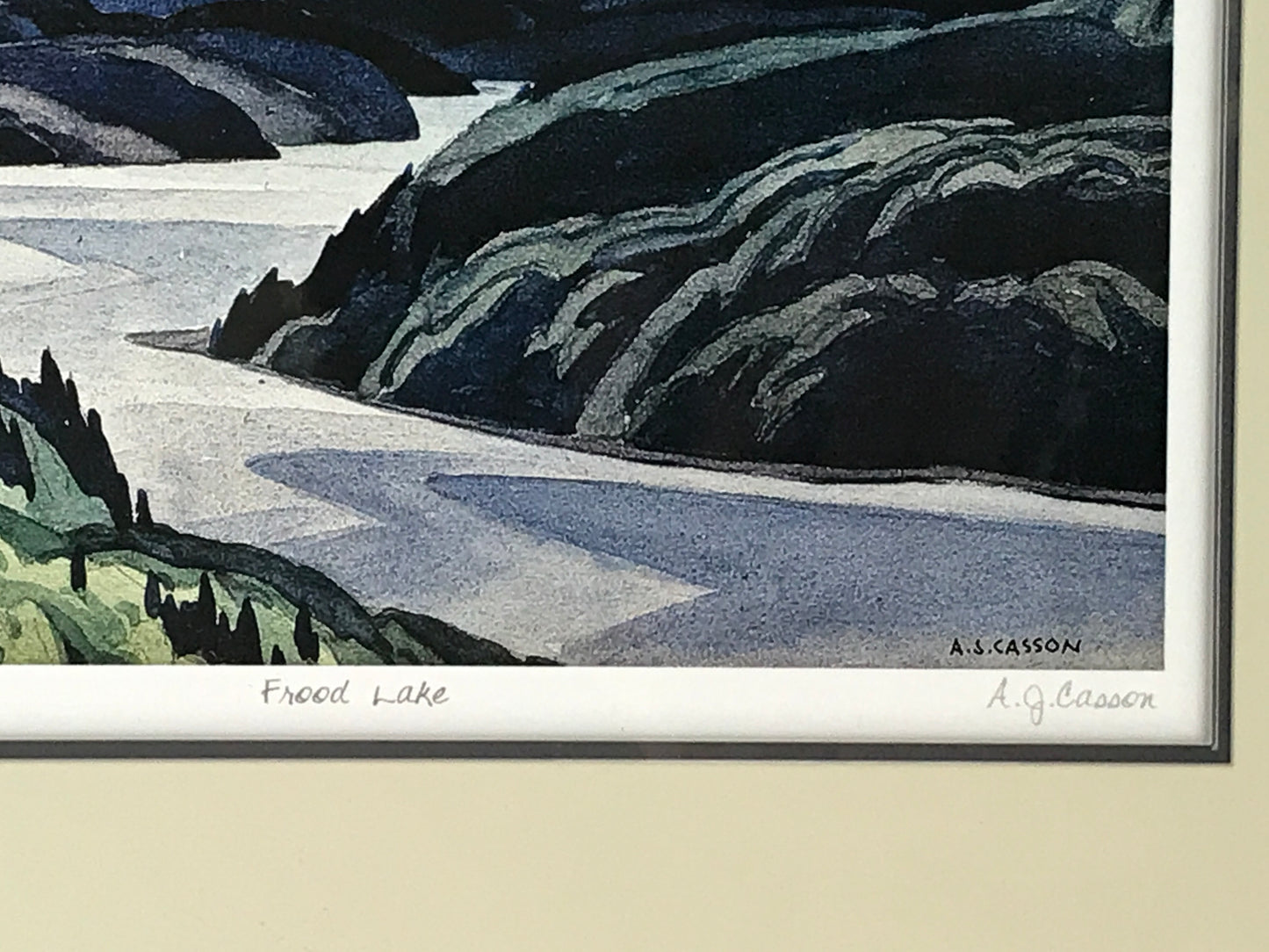 A.J. Casson - Frood Lake print