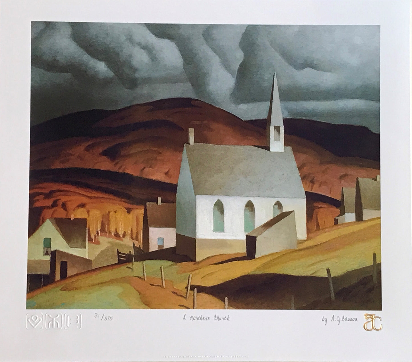 A.J. Casson Collection, "What's inside the Village" - Group of Seven Artist 