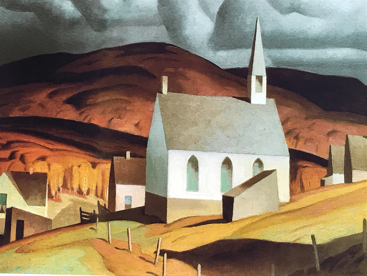 A.J. Casson Collection, "What's inside the Village" - Group of Seven Artist 