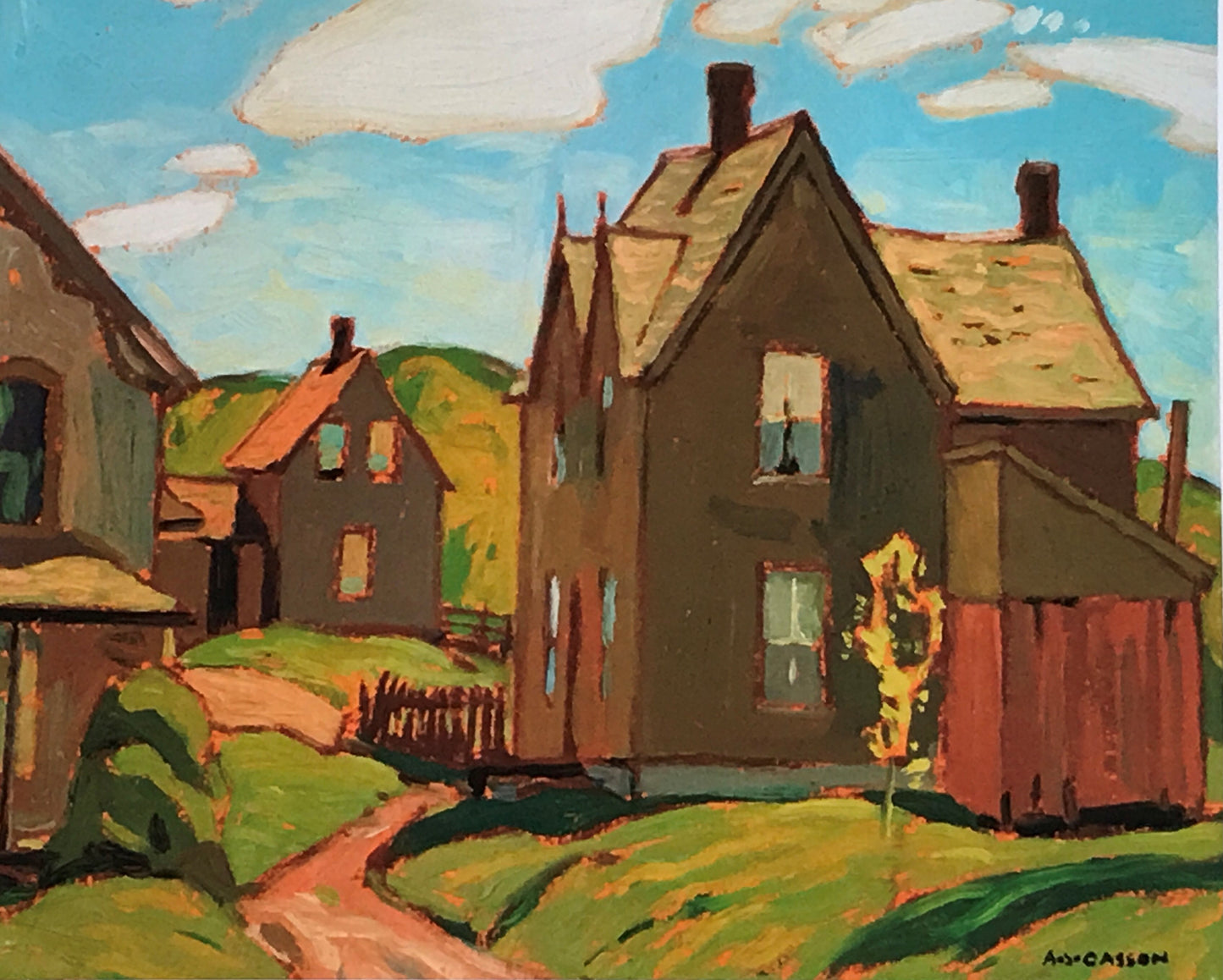 A.J. Casson Collection, "What's inside the Village" - Group of Seven Artist 