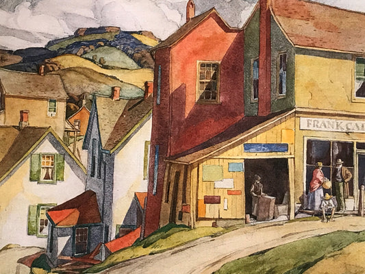 A.J. Casson Collection, "What's inside the Village" - Group of Seven Artist 