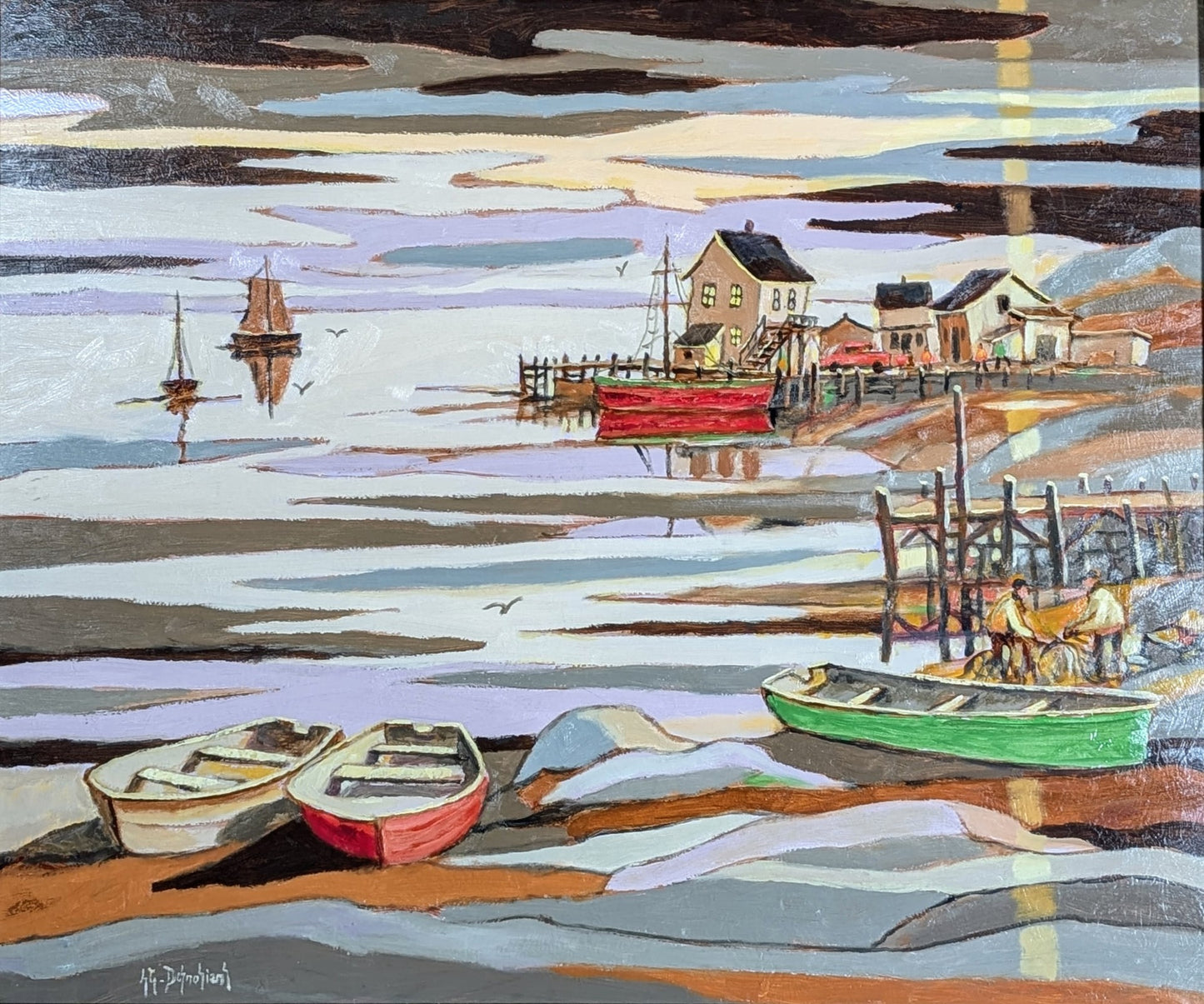 Jean-Guy Desrosiers, "En Bordure D'Ocean" - Quebec/ Canadian Art