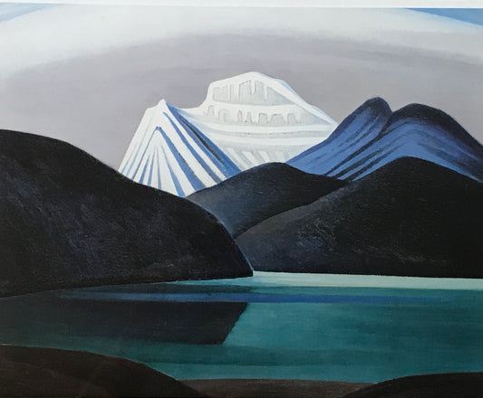 Lawren Harris print, Group Of Seven "Mountain & Lake"