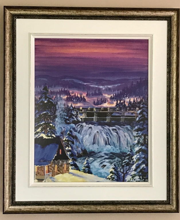 Jean-Paul Lapointe, Lithograph, Grand Falls, NB