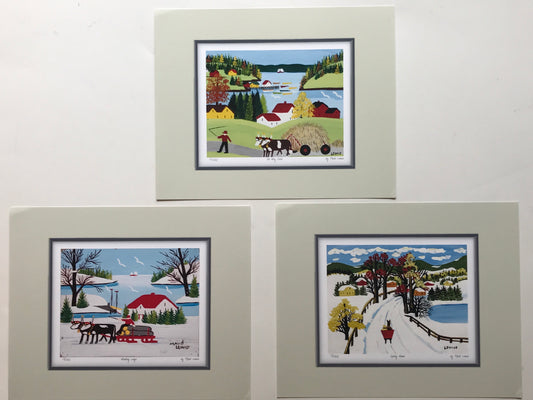 Maud Lewis Collection of 3 Ltd Ed Prints