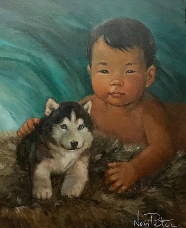 Nori Peter Vintage Oil Painting