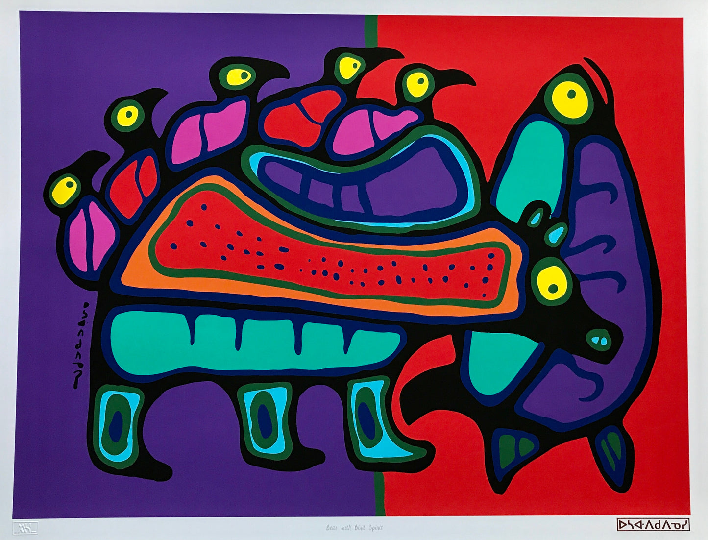 Norval Morrisseau Folio of Large Limited Edition Prints