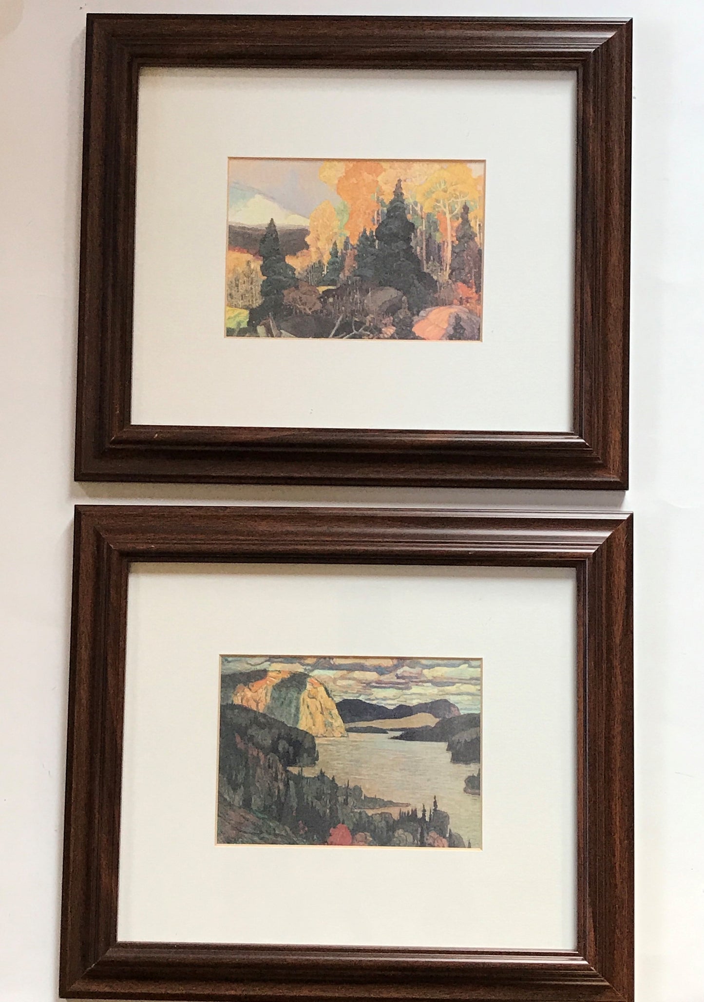 Group of Seven Pair of Framed Decorative Prints