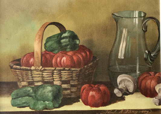 Paul A. De Bagossy Oil Painting of Still life of fruit