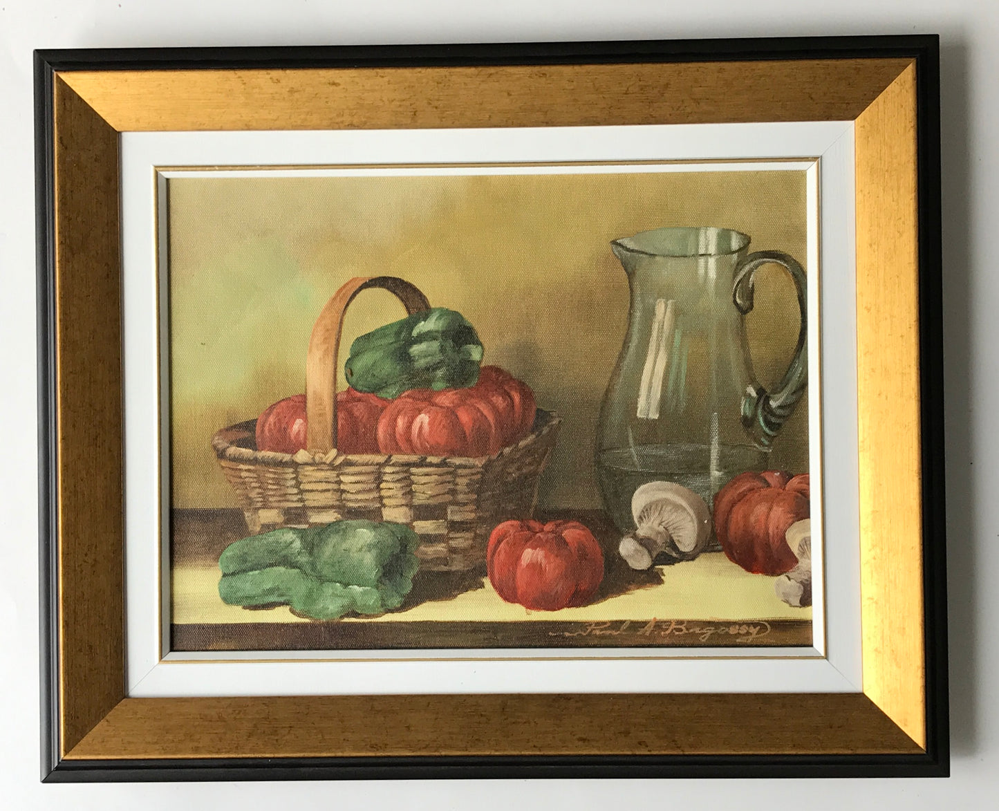 Paul A. De Bagossy Oil Painting of Still life of fruit