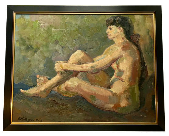 Armand Tatossian Large Vintage oil Painting