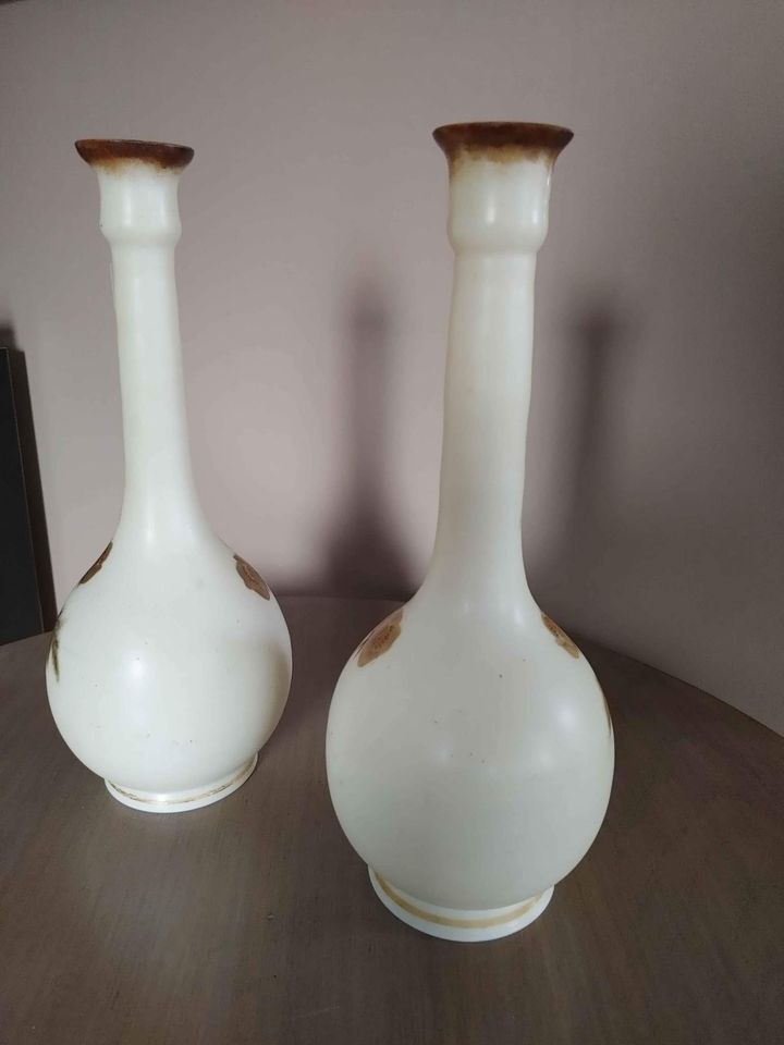 VTG Vases, Austrian Tepletz Set