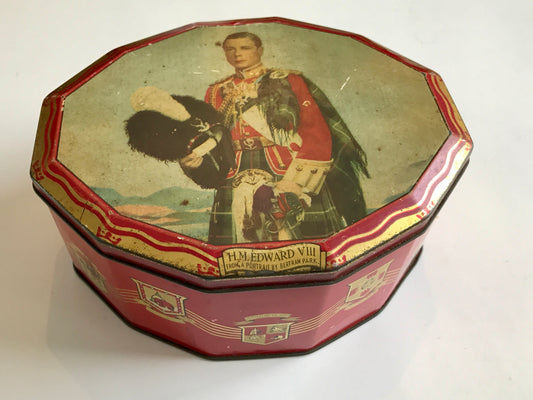 RARE Collector Tin - HM Edward VIII