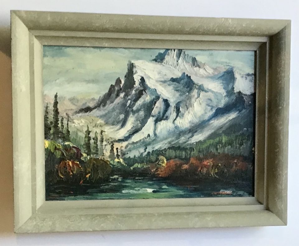 Original oil painting on board signed J. W. McGrath