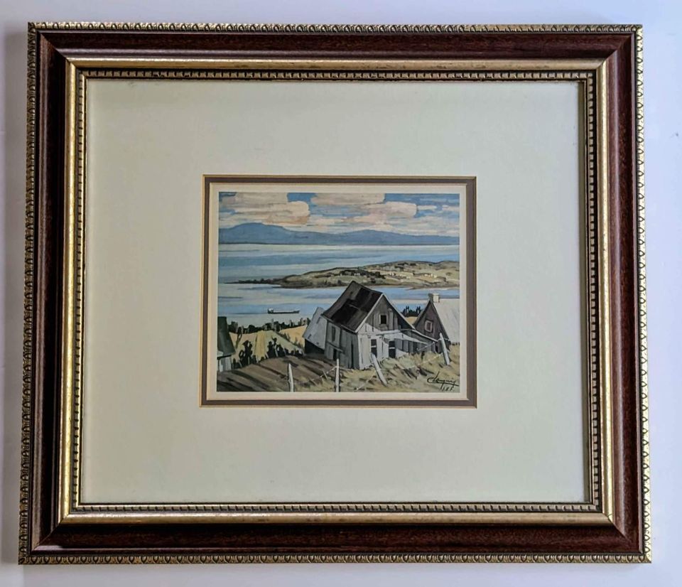 Claude Langevin, Signed Art Print in Gallery Frame